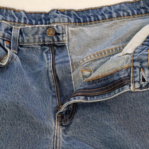 Vtg Polo Jeans Co. Ralph Lauren Denim Jeans Mens 34x34 Relaxed Flag 90s Y2K - Picture 3 of 12